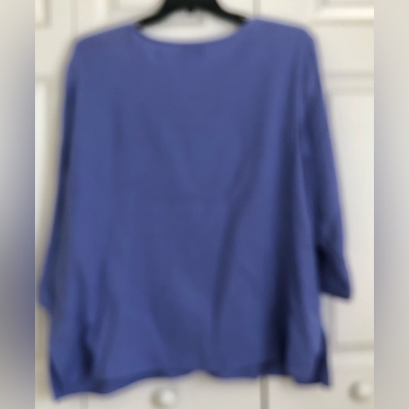 Alfred Dunner Women's Top Plus Size 2X Keyhole Neck Embroidered, Pullover, Tunic - Picture 3 of 7